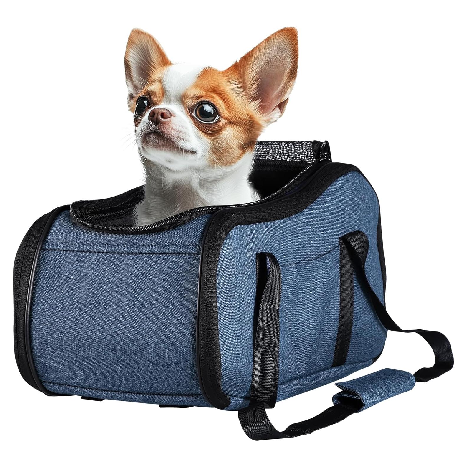 Asiento de Coche para Perros Navaris - Elevador y Cama 38x24cm
