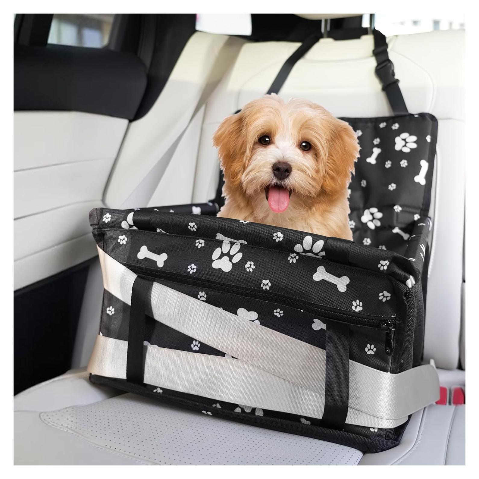 Asiento de Coche para Perros Pequeños Homcolorful 40x35cm