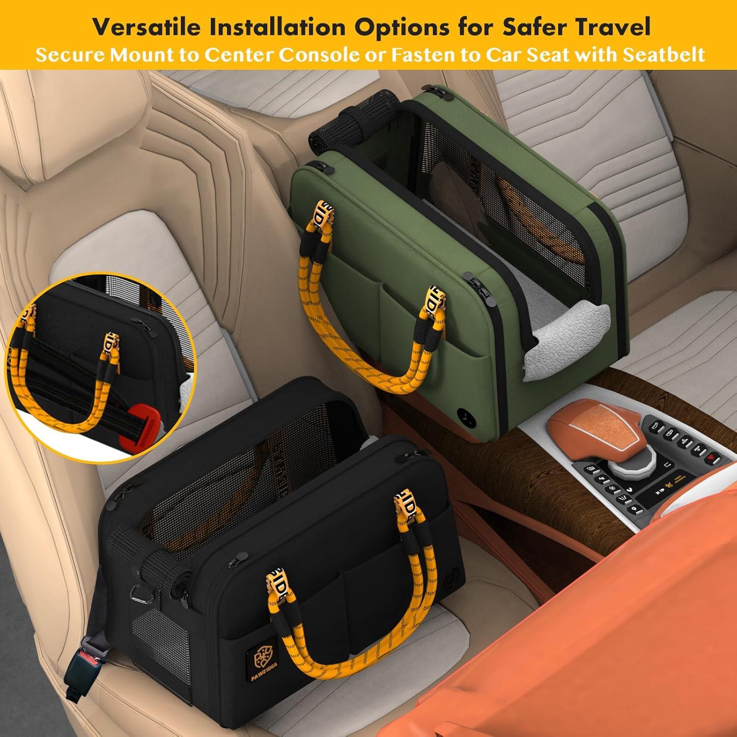 Asiento Elevado para Perros PAWZIDEA - Consola Central 43cm