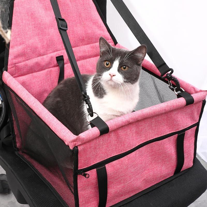 Asiento de coche para mascotas FXGJDeng Pequeño Negro 40x33x24 cm