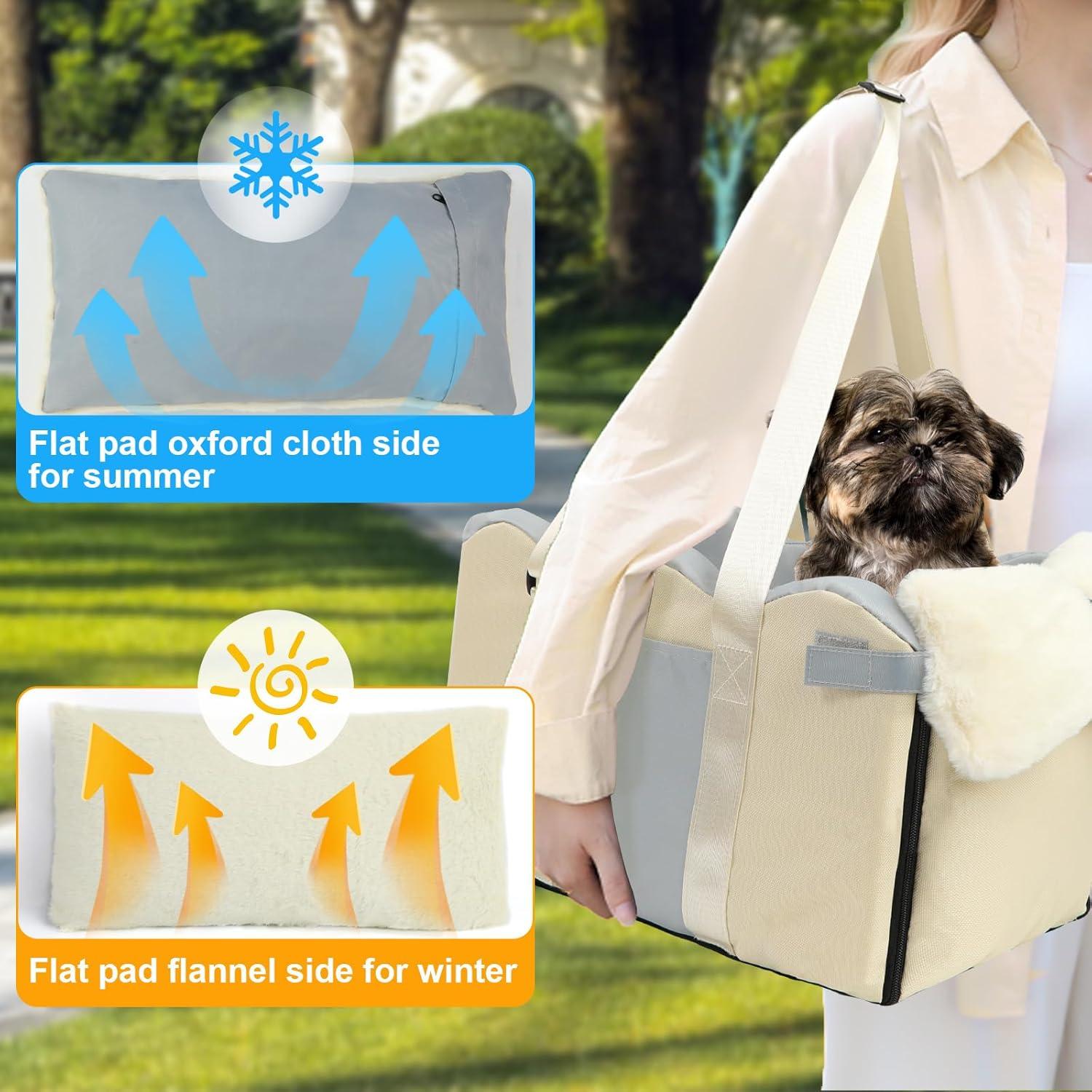 Asiento elevador para perros Wn's Day 45x25x25 cm Caqui