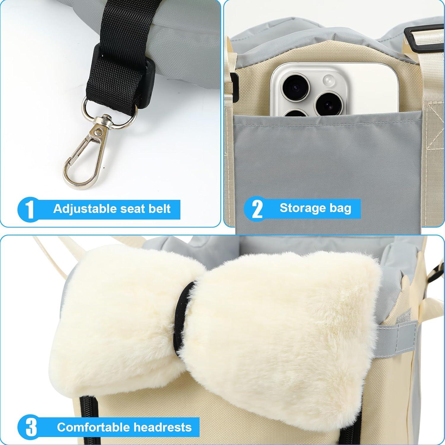 Asiento elevador para perros Wn's Day 45x25x25 cm Caqui