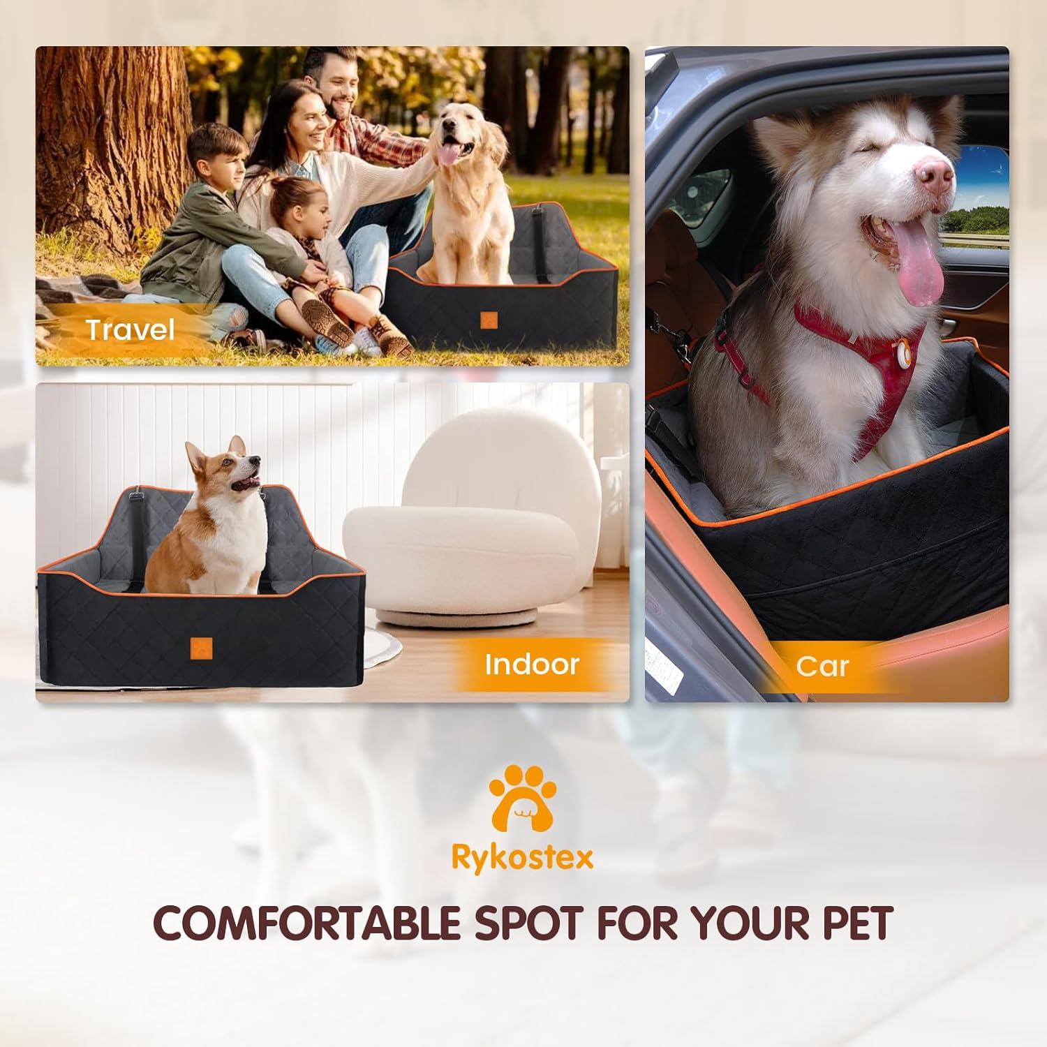 Asiento Elevador para Perros Rykostex Grande 75x51cm Naranja