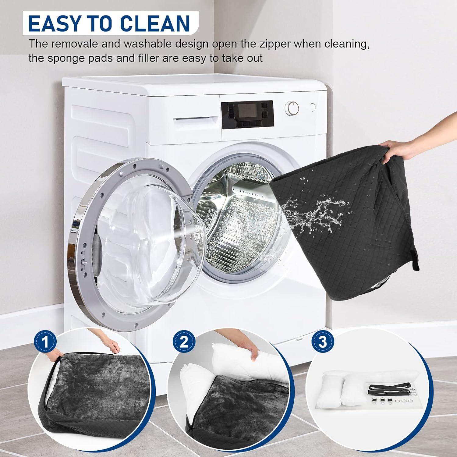 Asiento de Coche para Perros Bnonya Mediano 88.9x48.3cm Antideslizante