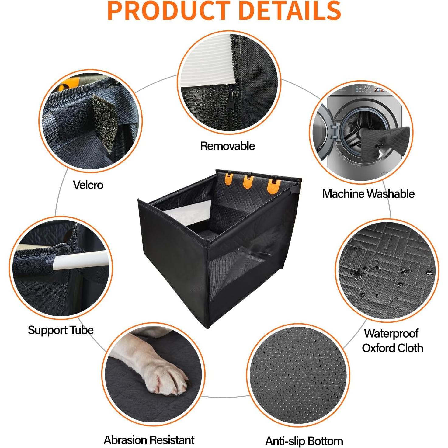 Asiento de Coche para Perros Grandes Imaboie - Impermeable y Ajustable