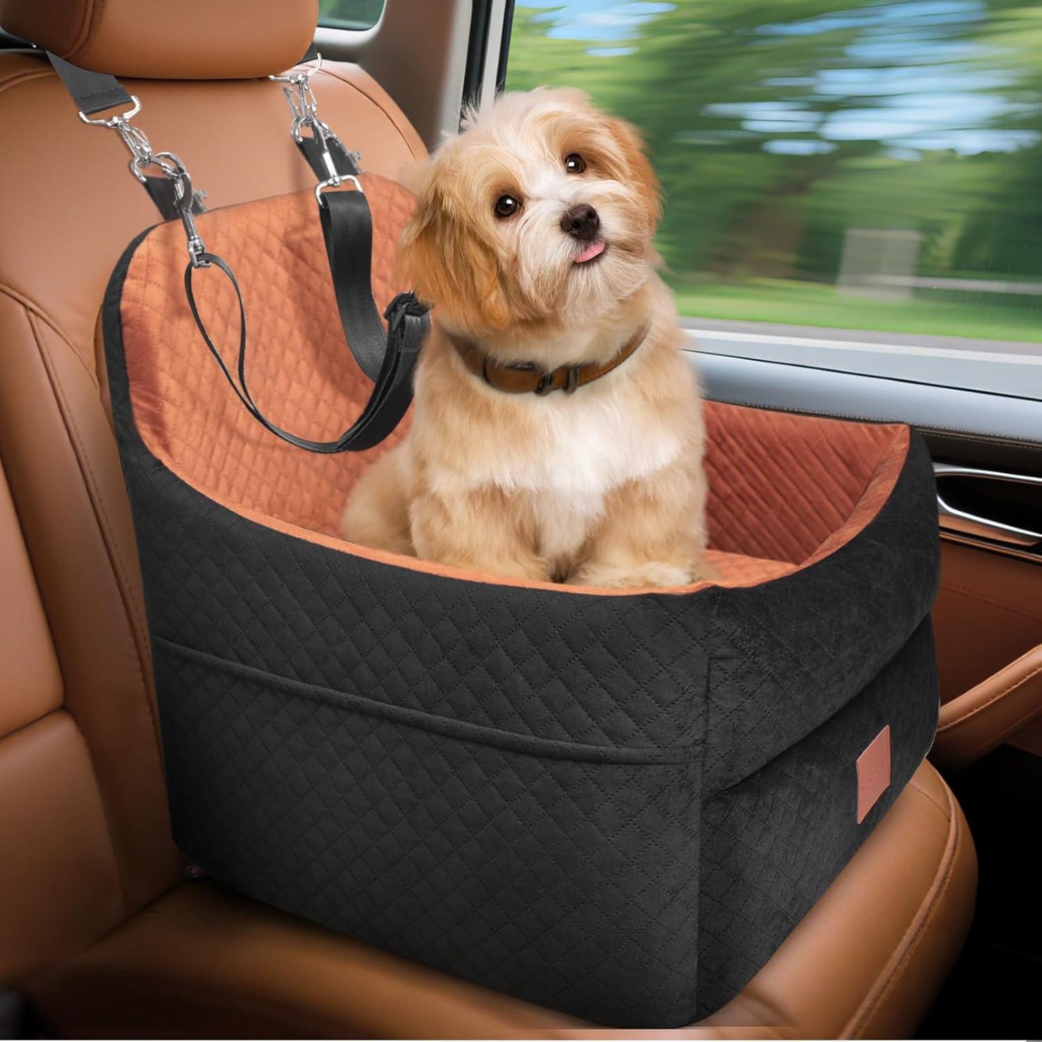 Asiento Elevador para Perros GracePals Mediano Negro/Marrón