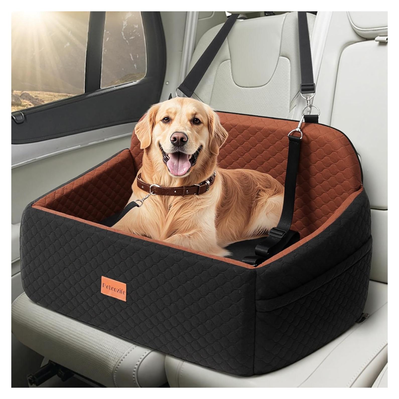 Asiento de Coche para Perros Grandes Petcozife 74.5x48.4cm