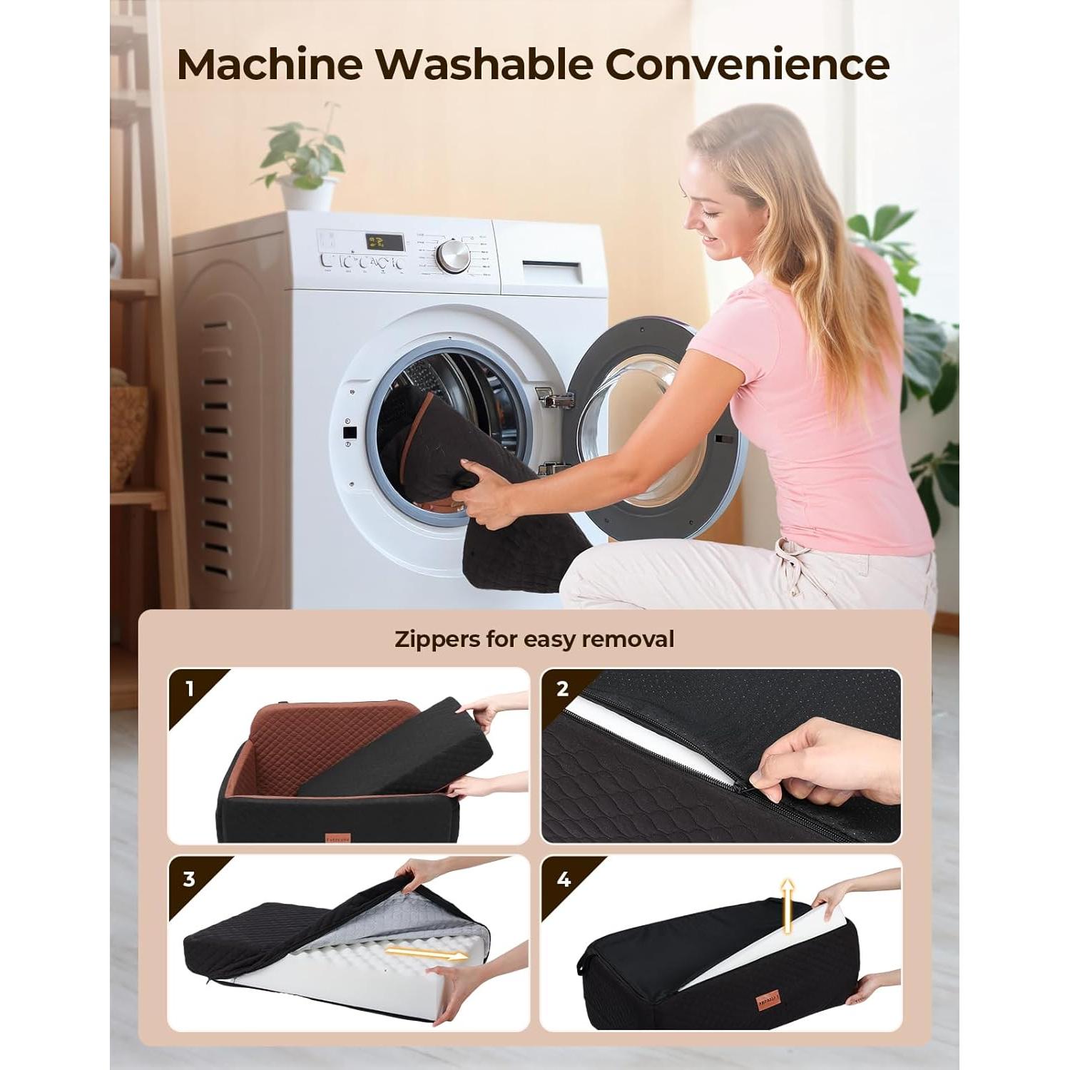 Asiento de Coche para Perros Grandes Petcozife 74.5x48.4cm