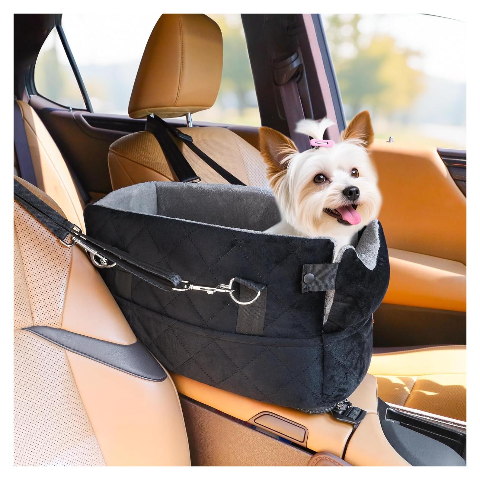 Asiento elevador para perro ZhuPolly negro 42x24x22 cm