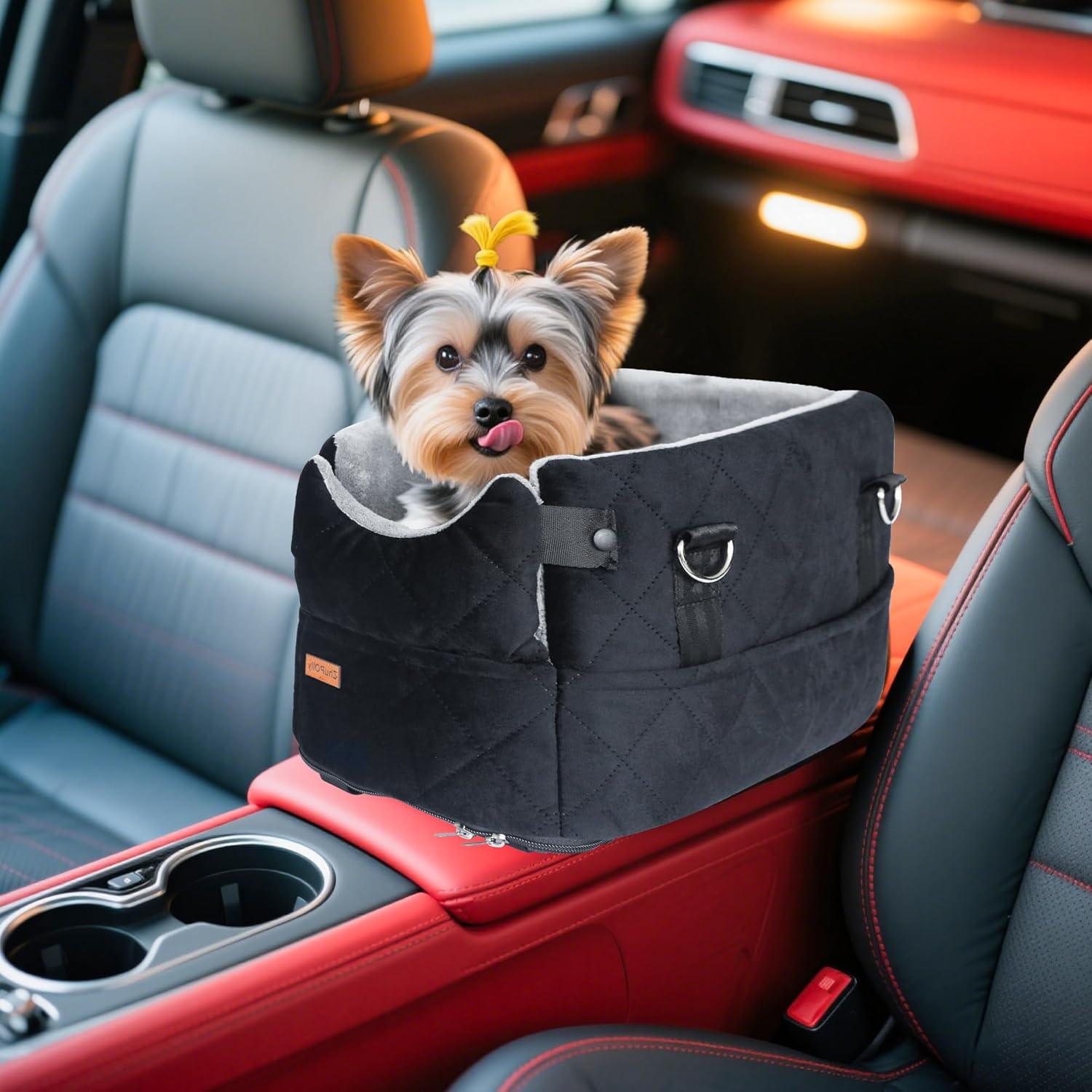 Asiento elevador para perro ZhuPolly negro 42x24x22 cm