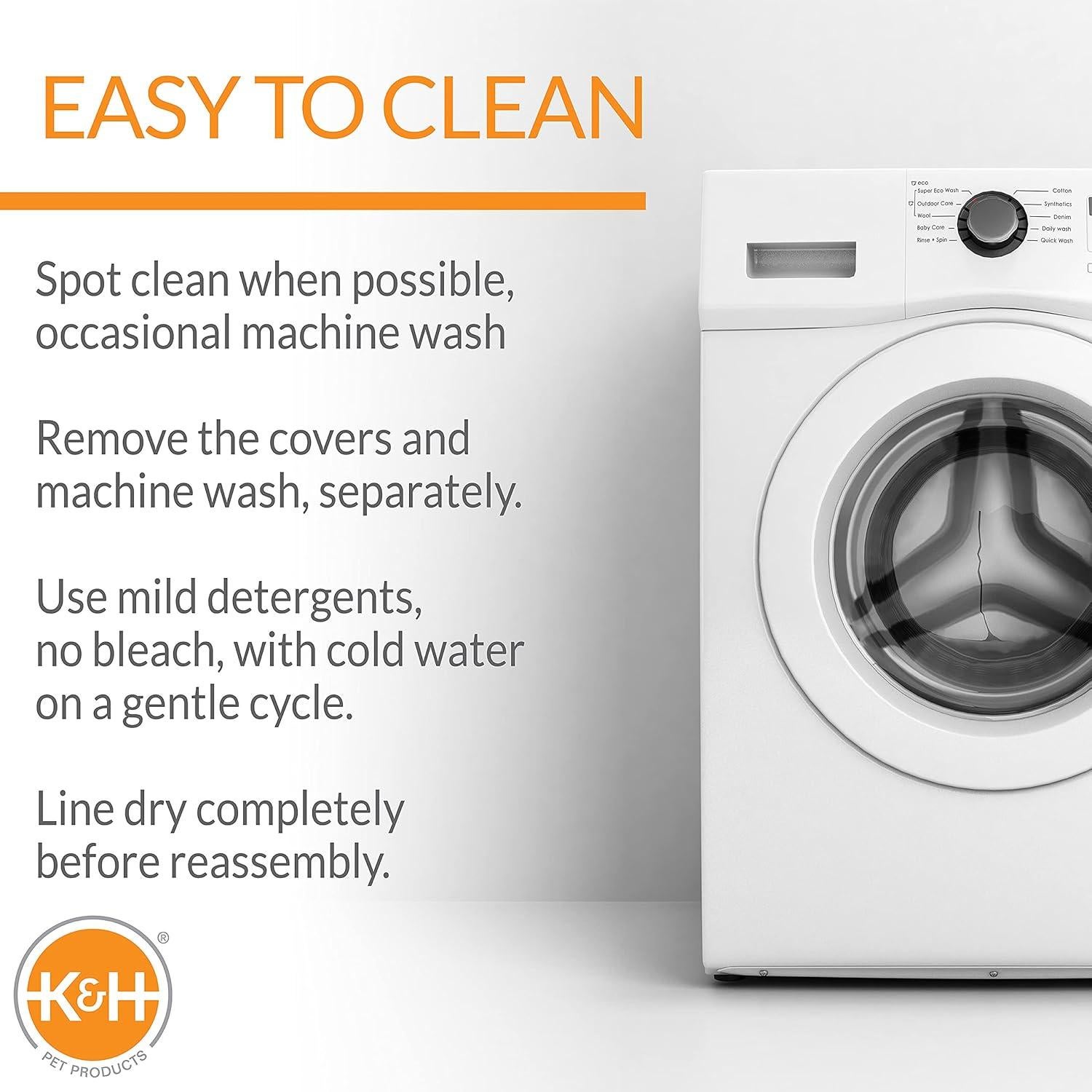 Asiento Elevador para Perros K&H Gris 40.6x36.8 cm hasta 6.8 kg