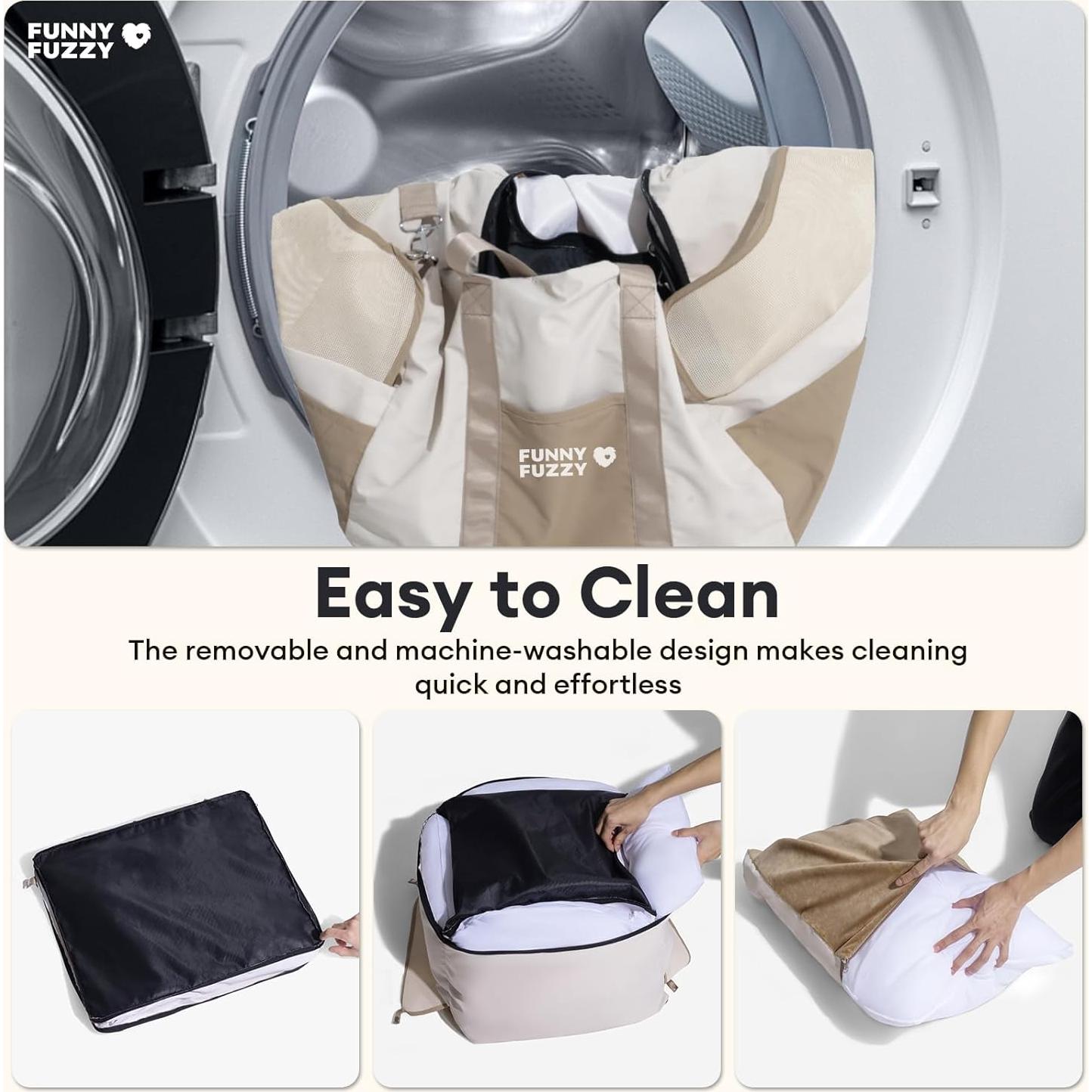 Asiento de Coche Impermeable FUNNY FUZZY para Perros hasta 15kg