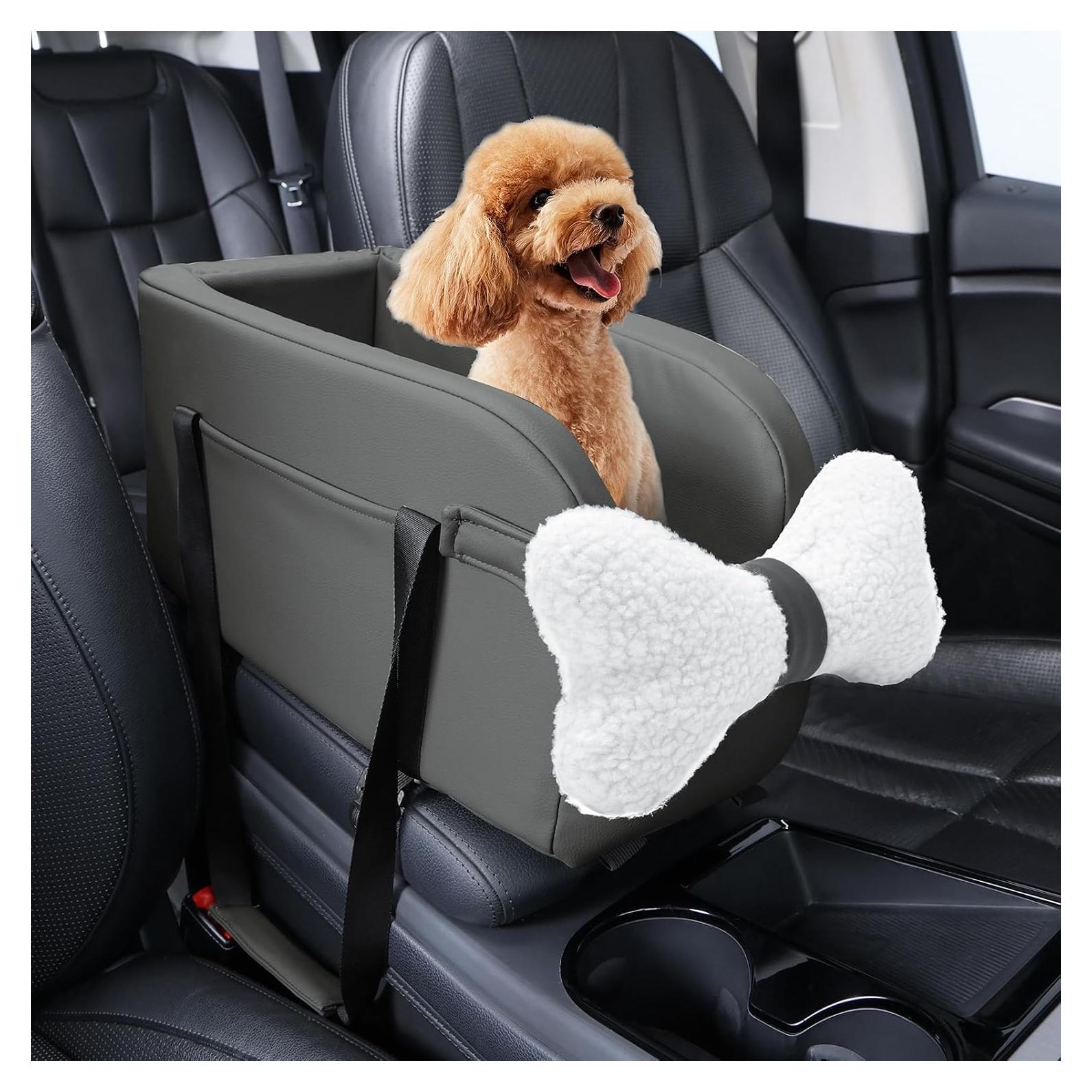 Asiento Elevador para Perros BUMUBI Gris 4.9kg Consola Central