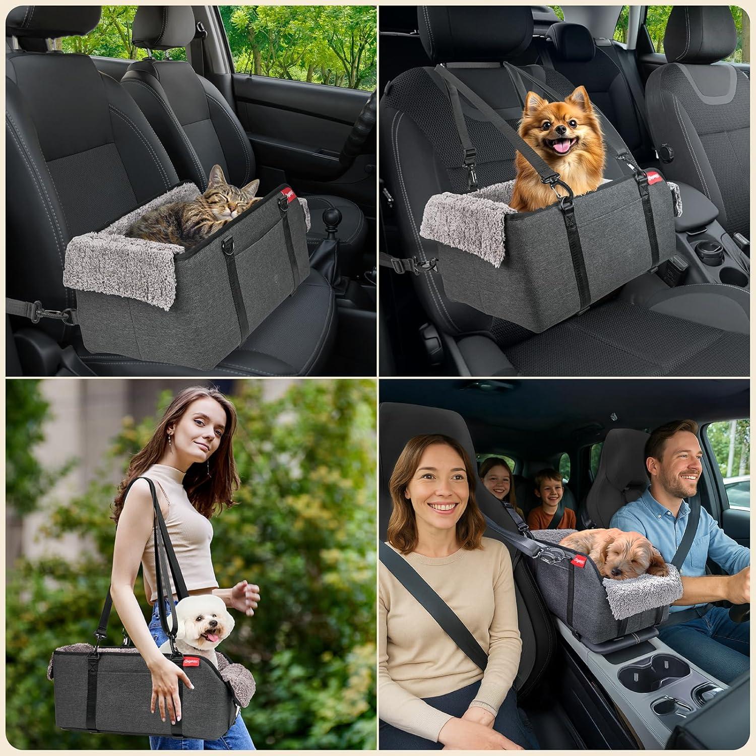 Asiento Elevador para Perros BurgeonNest Gris - Hasta 5kg