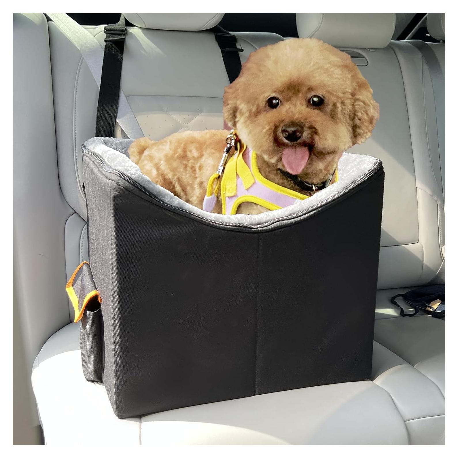 Asiento Elevado para Perros JJRING 40.6x38.1x33cm Negro