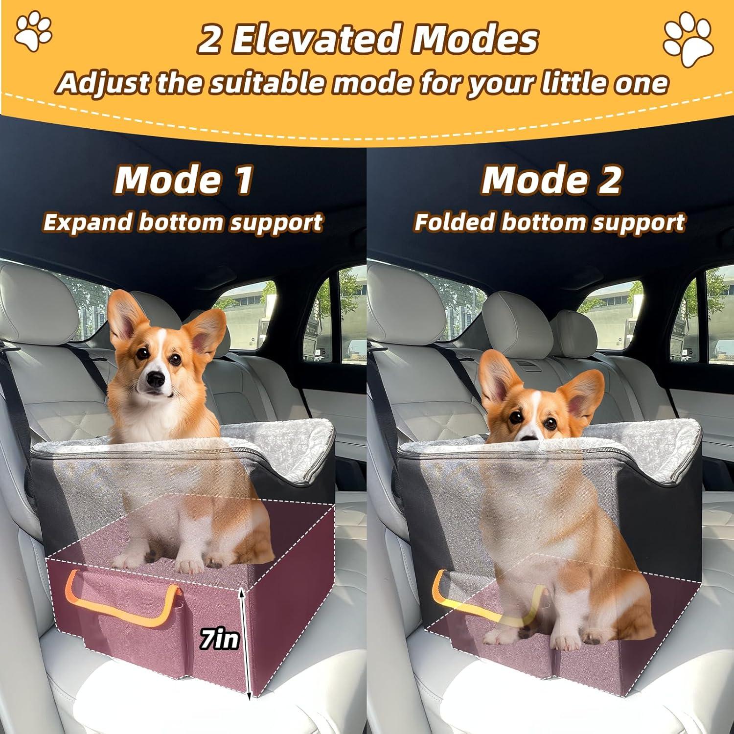 Asiento Elevado para Perros JJRING 40.6x38.1x33cm Negro