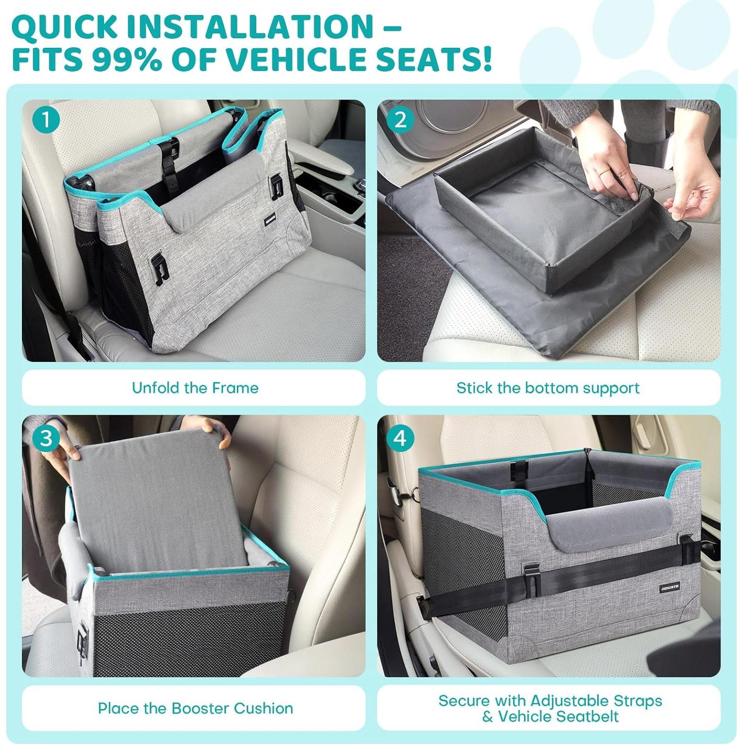 Asiento de coche para perros Siyan DBCS-FOLD-INNO 9 kg