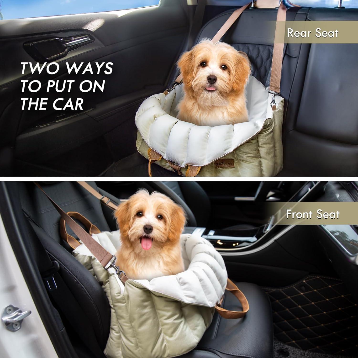 Asiento de Coche para Perros ClevaHome 3 en 1 hasta 4.5kg