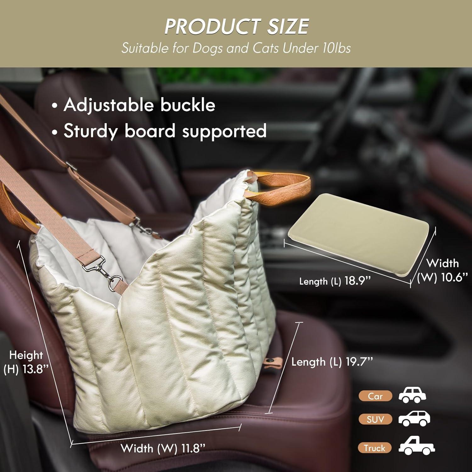 Asiento de Coche para Perros ClevaHome 3 en 1 hasta 4.5kg
