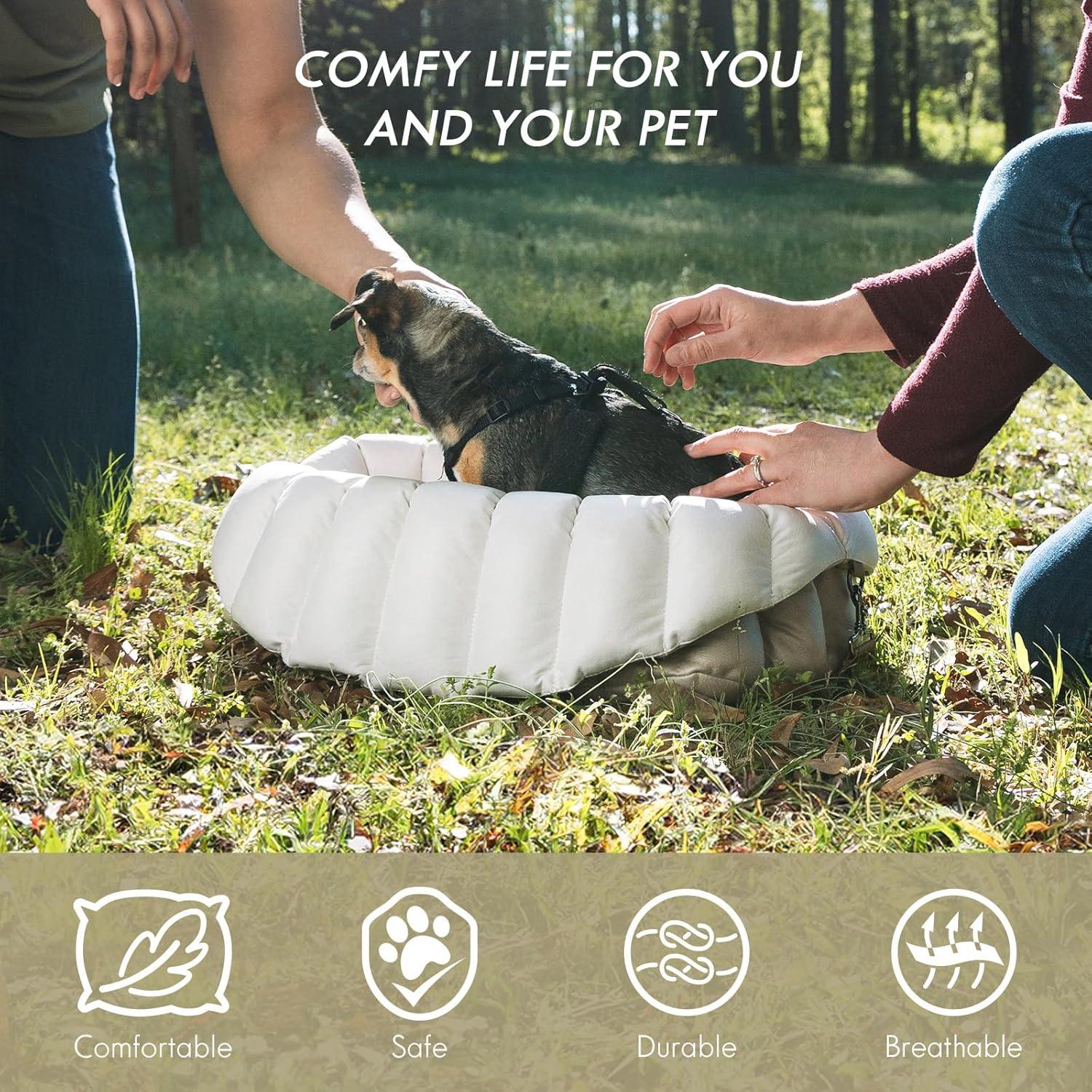 Asiento de Coche para Perros ClevaHome 3 en 1 hasta 4.5kg