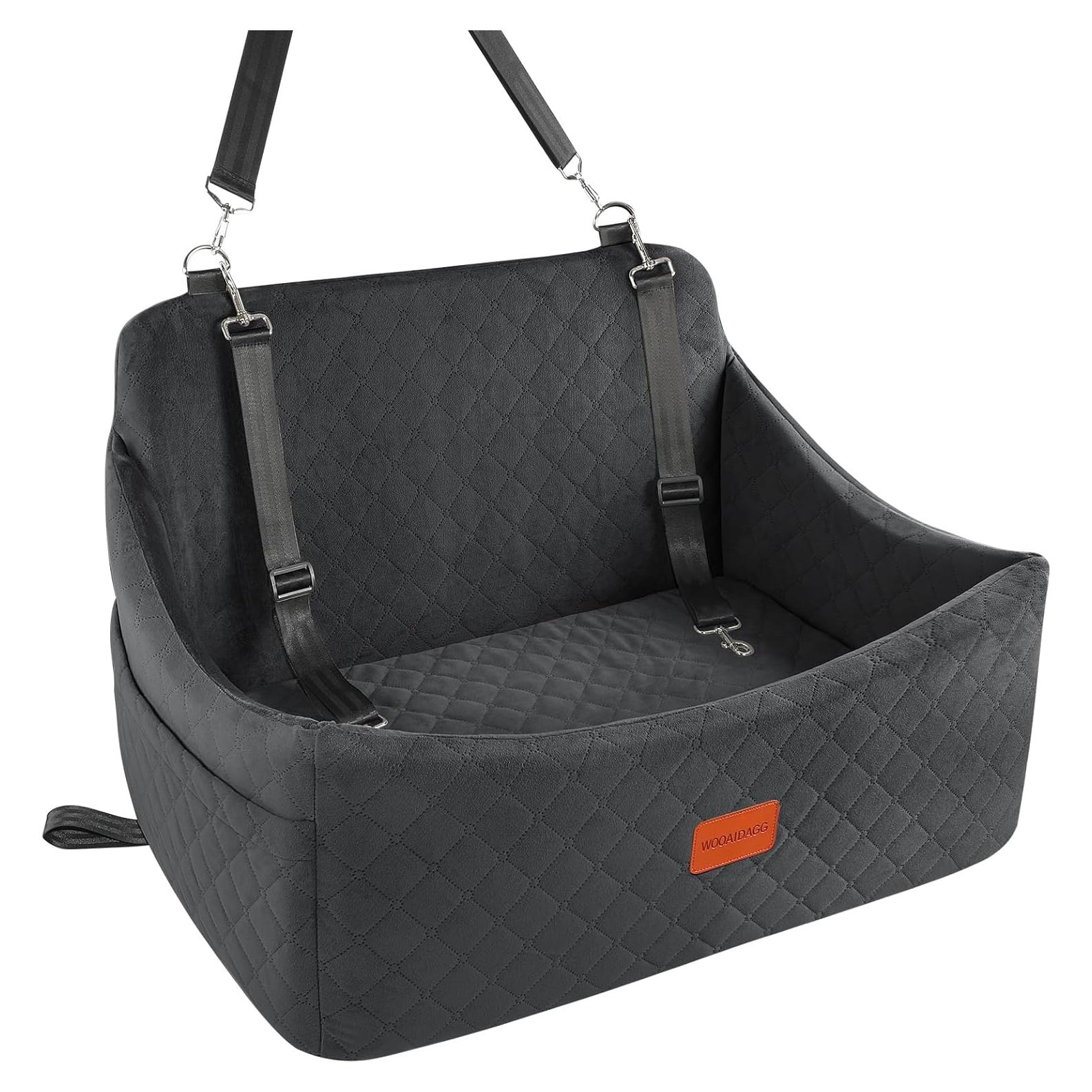 Asiento de Coche para Perros Wooaidagg Grande Negro 25kg