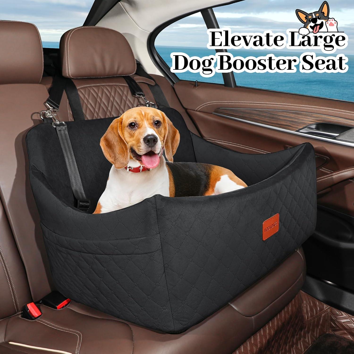 Asiento de Coche para Perros Wooaidagg Grande Negro 25kg