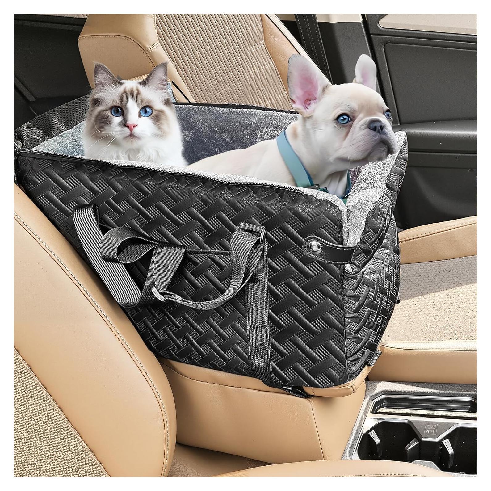 Asiento de Coche para Perros y Gatos Ambelny HL-001 hasta 6.8 kg