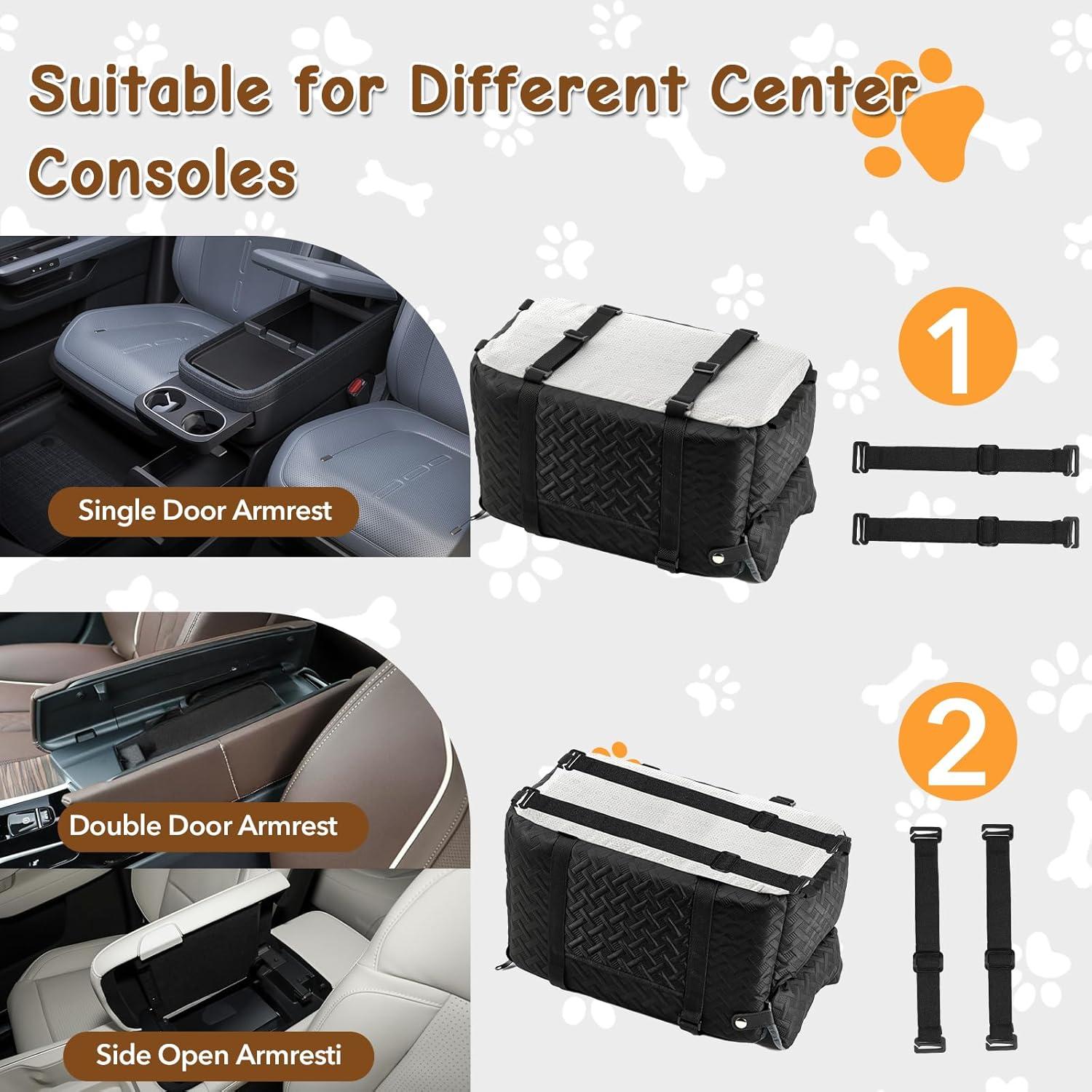 Asiento de Coche para Perros y Gatos Ambelny HL-001 hasta 6.8 kg