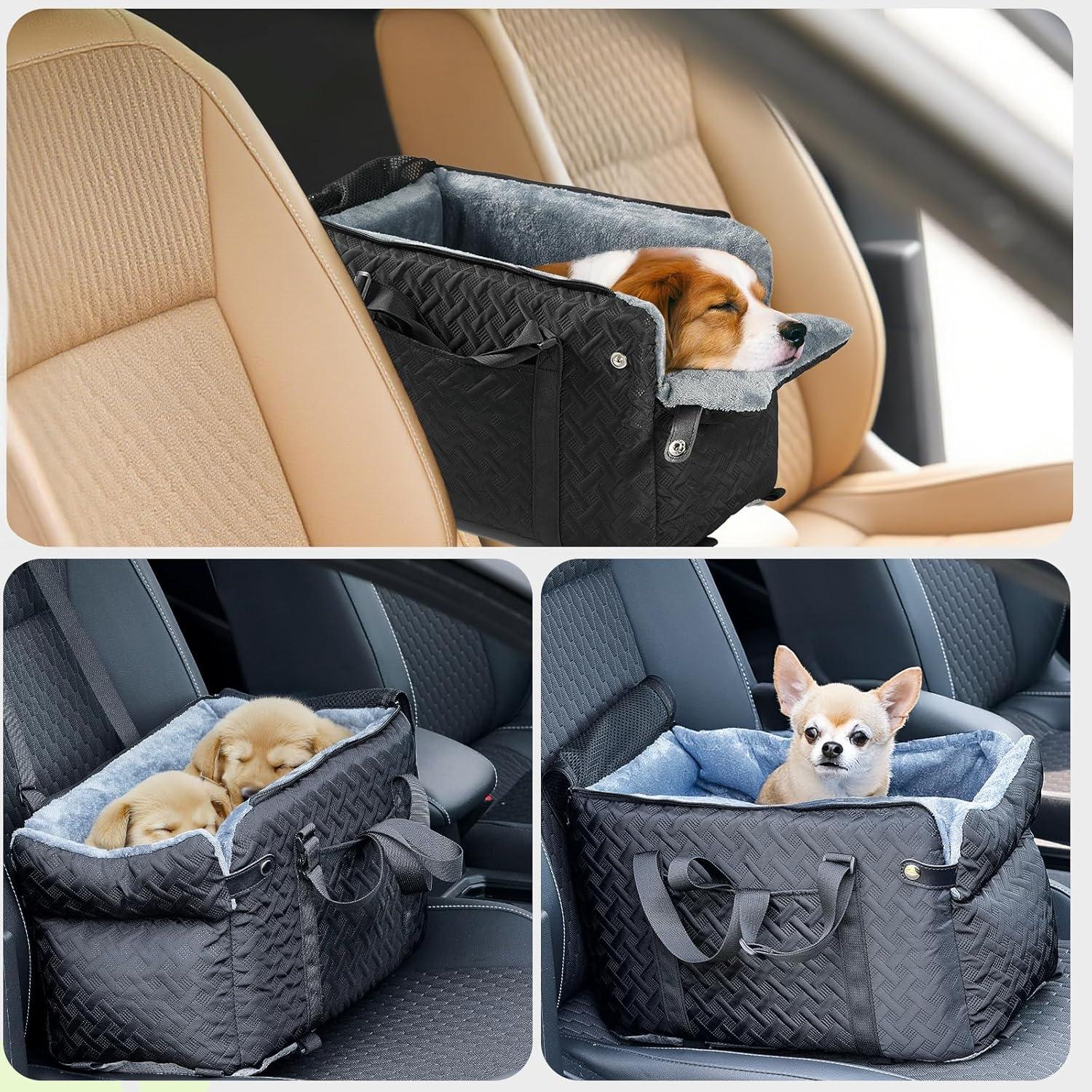 Asiento de Coche para Perros y Gatos Ambelny HL-001 hasta 6.8 kg