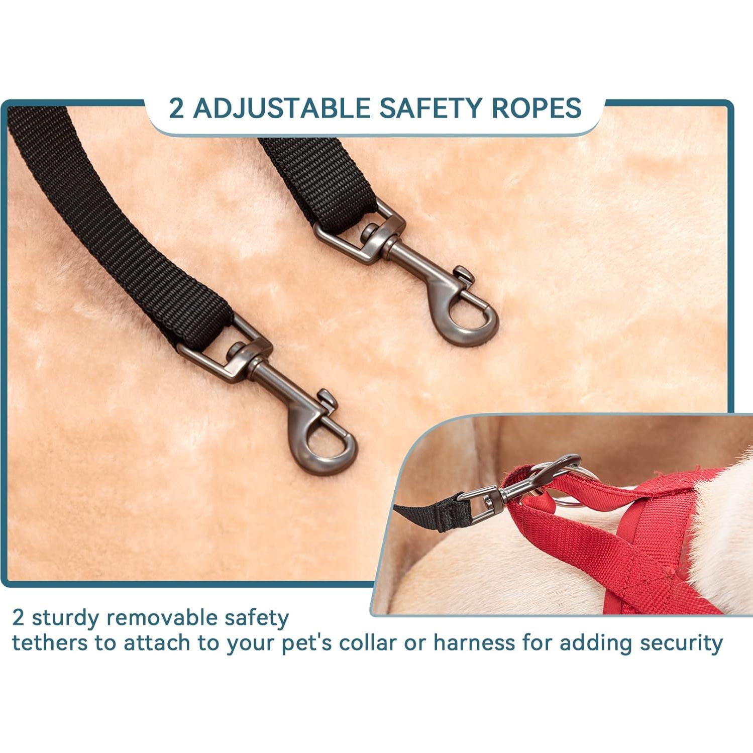 Asiento Elevador para Perros Medianos Petsfit Gris Profundo