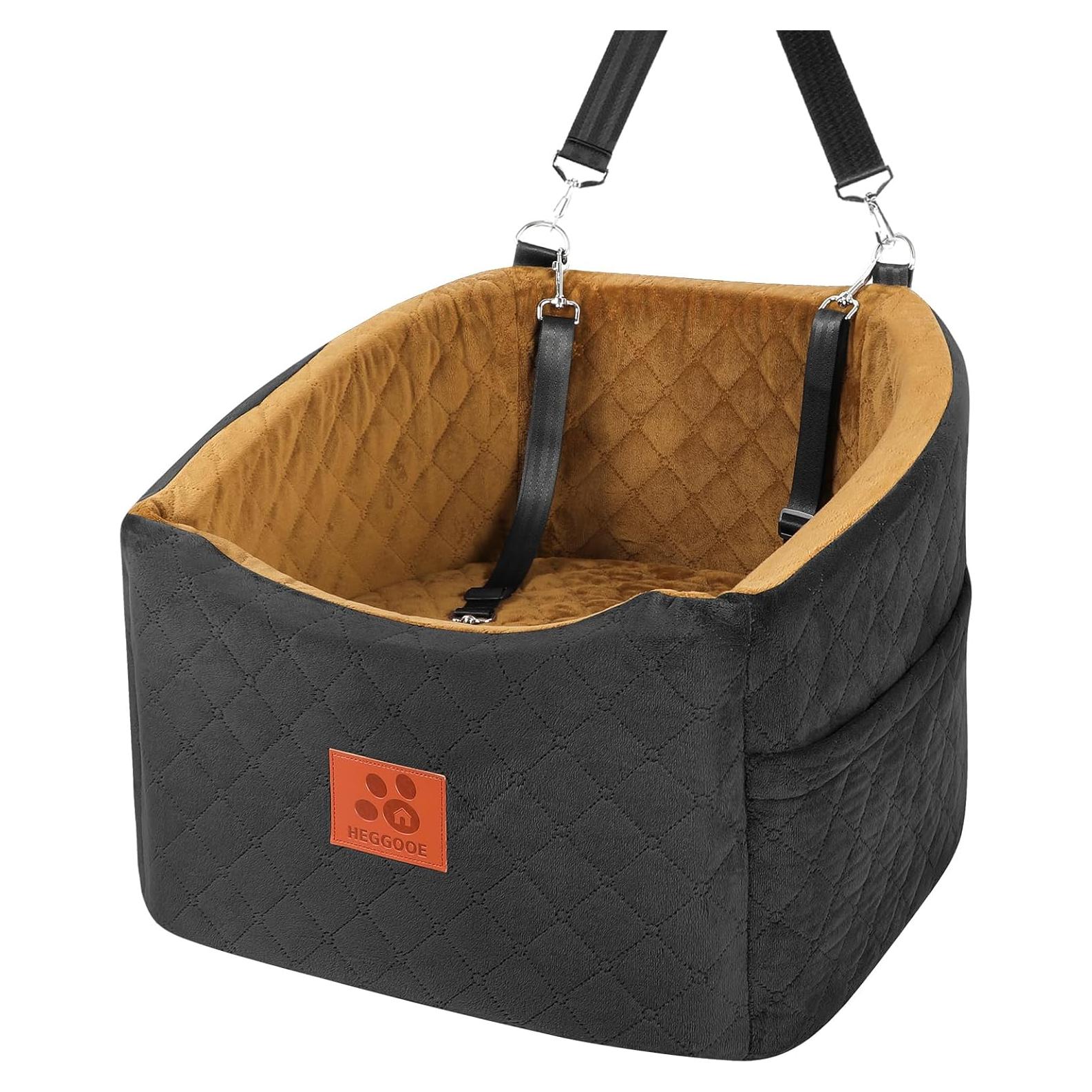 Asiento de Coche para Perros HEGCOOE Elevado 50.8x50.8cm