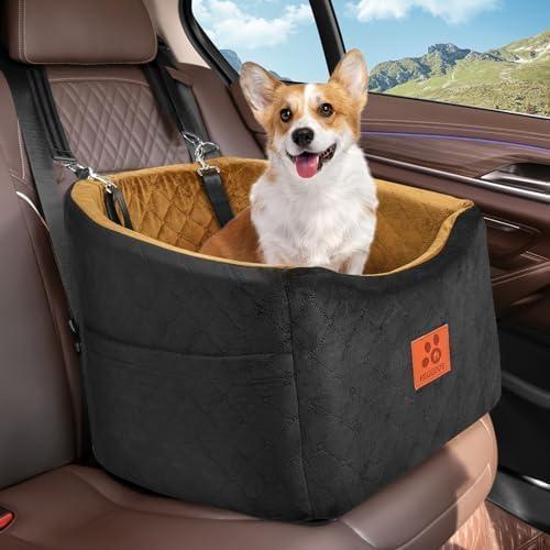 Asiento de Coche para Perros HEGCOOE Elevado 50.8x50.8cm