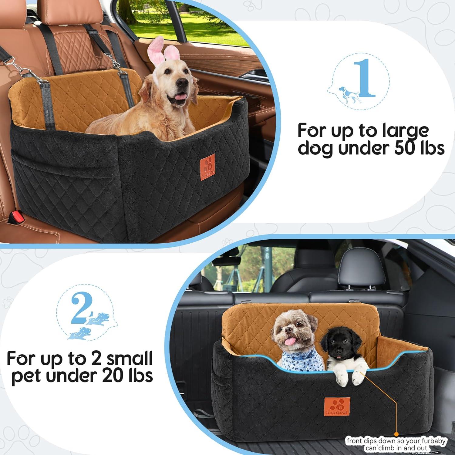 Asiento Elevador para Perros GL GLENSLAVE 71x51x41cm Negro/Marrón