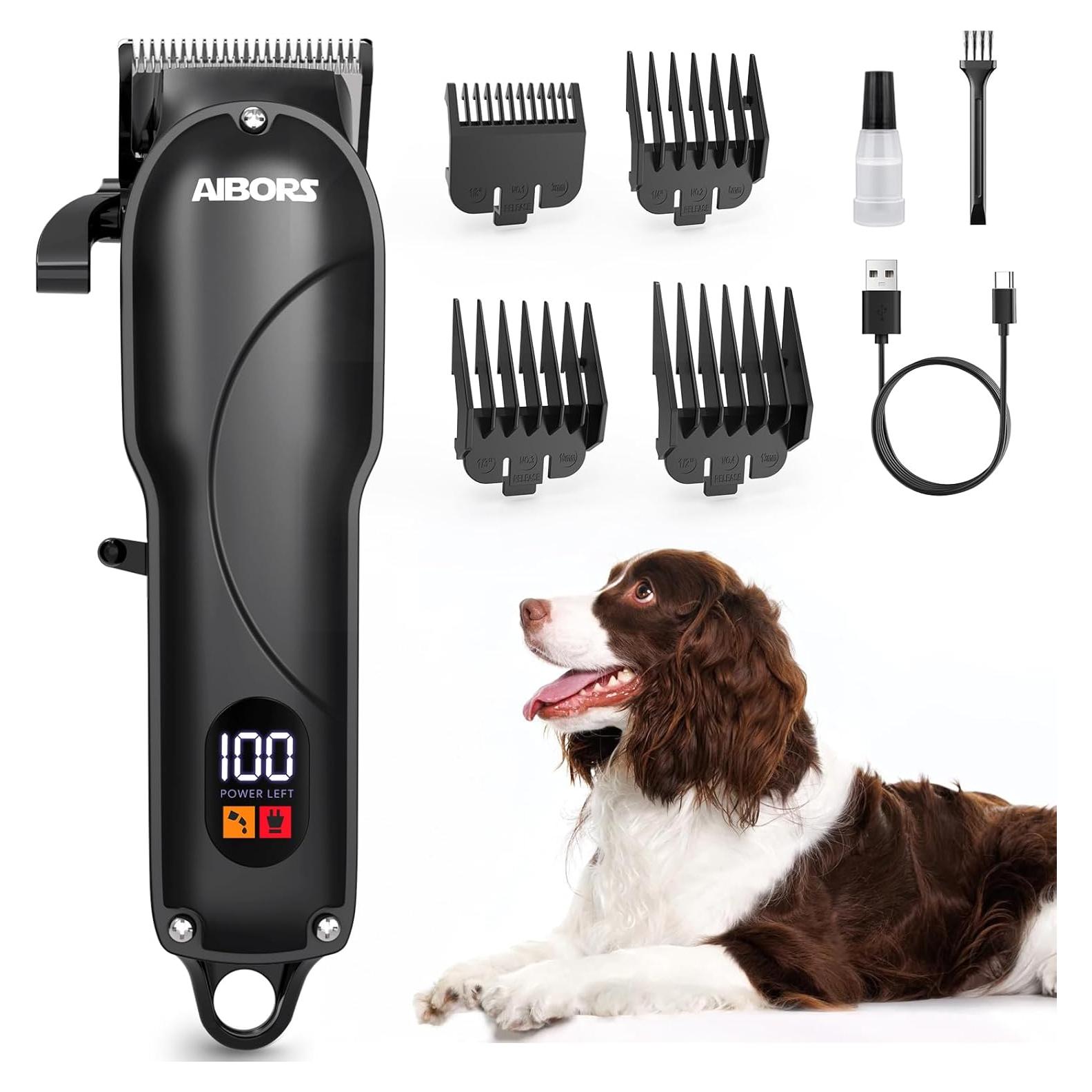 Cortadora de Pelo para Perros Aibors MY-999 Inalámbrica Silenciosa