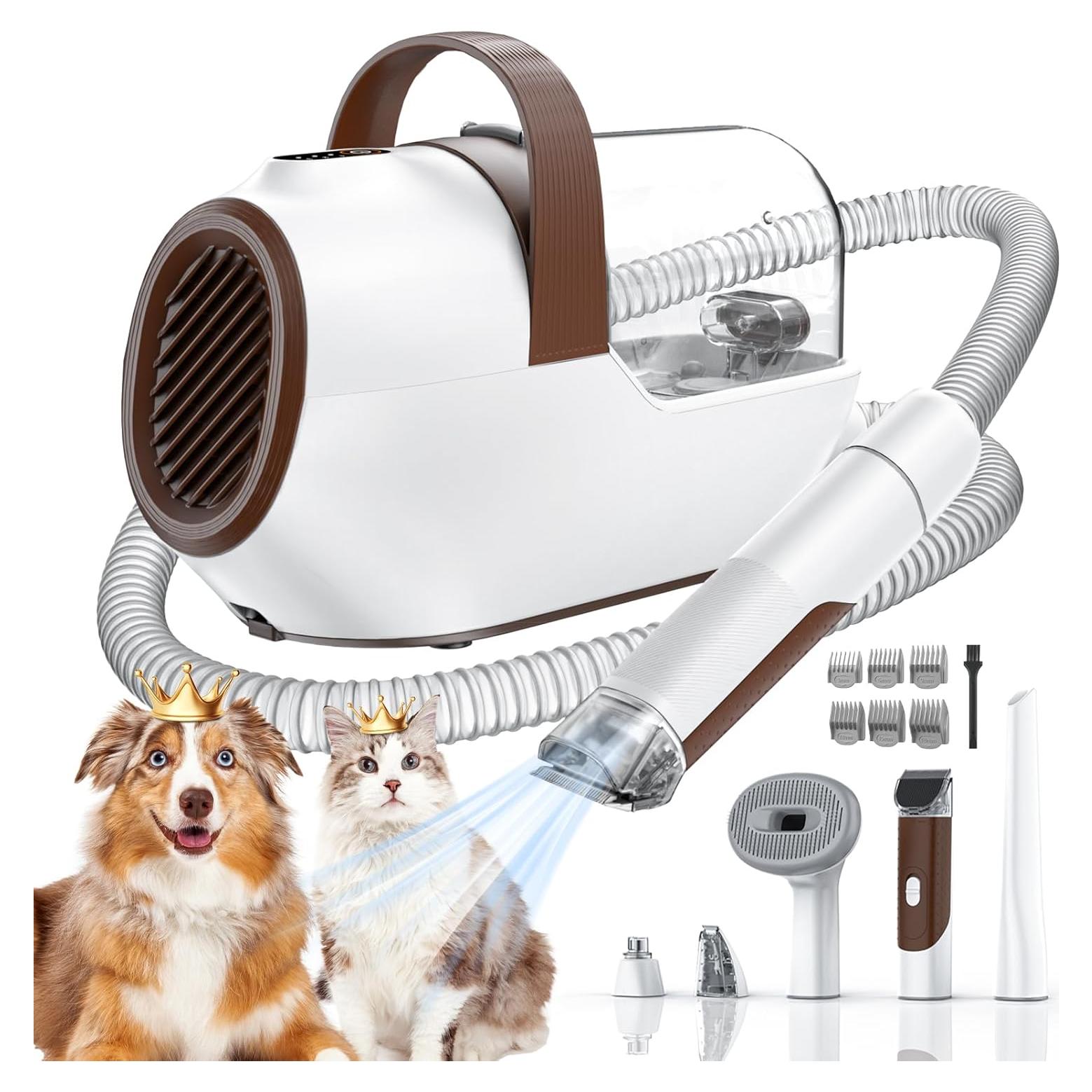 Aspiradora y Kit de Acicalamiento para Perros Ozumek 7 en 1