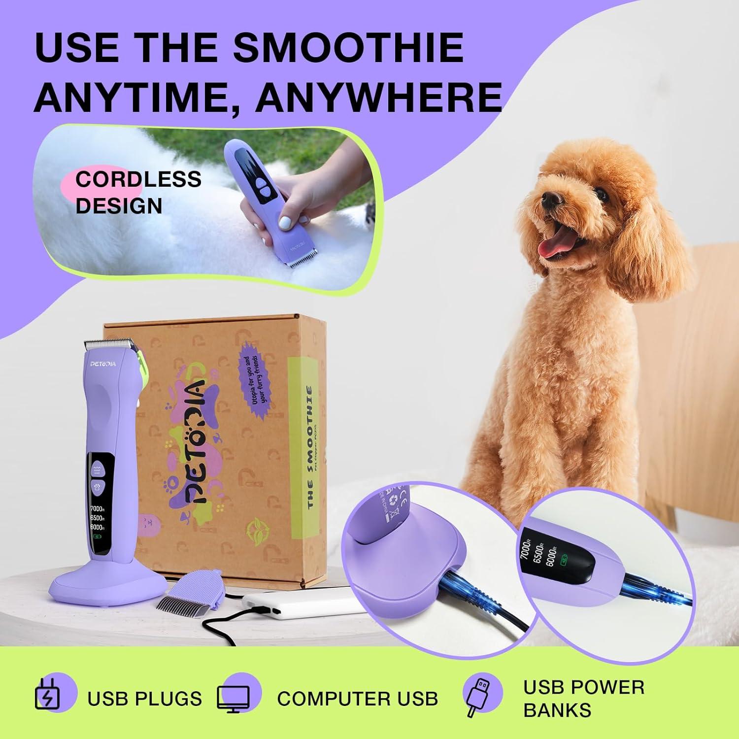 Cortadoras de Perros Petopia PC215VX Inalámbricas 2-9mm