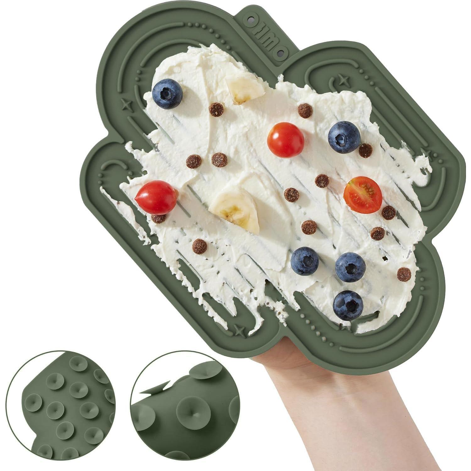 Mat de Lamer OHMO Grande para Perros y Gatos - Diseño Cactus