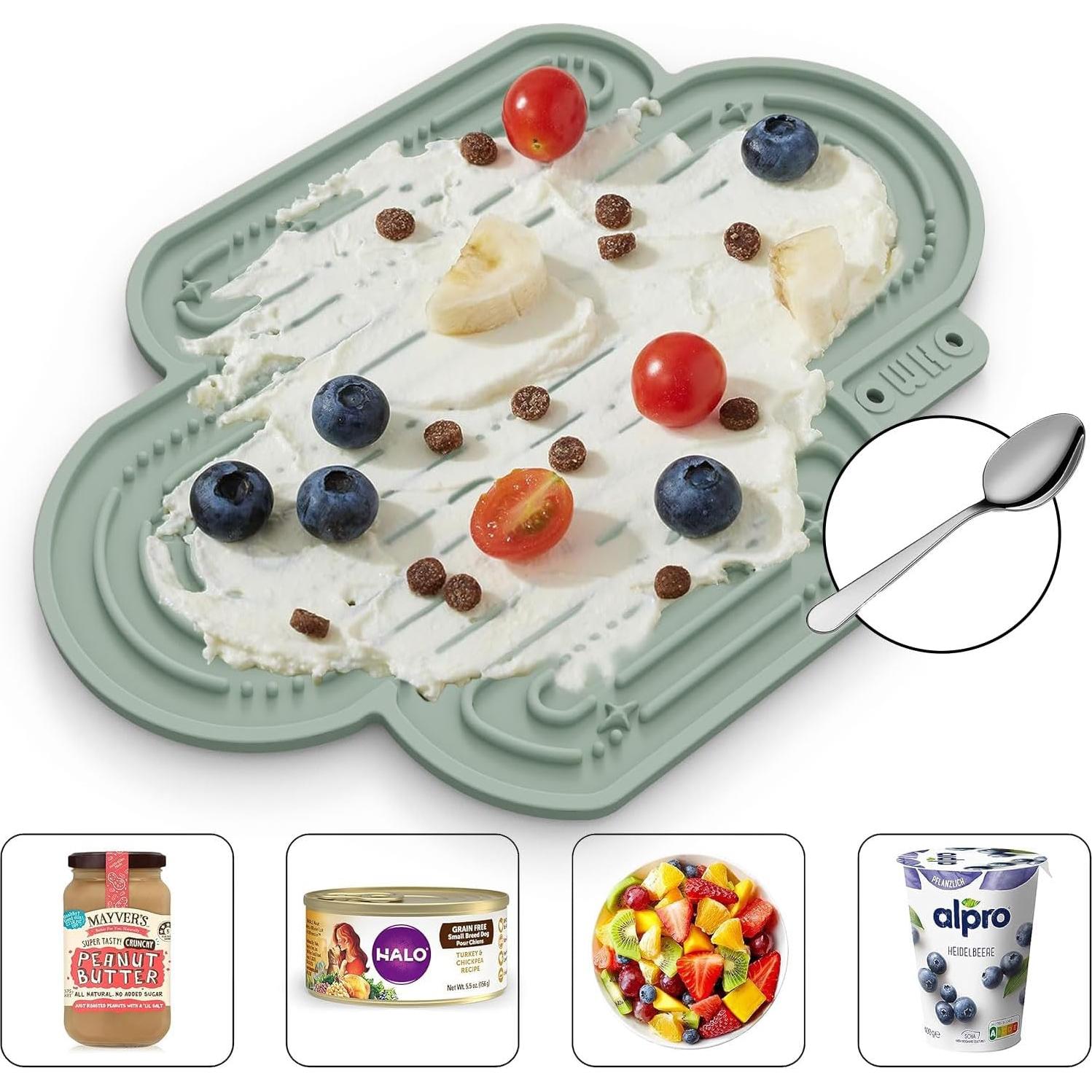 Mat de Lamer OHMO Grande para Perros y Gatos - Diseño Cactus