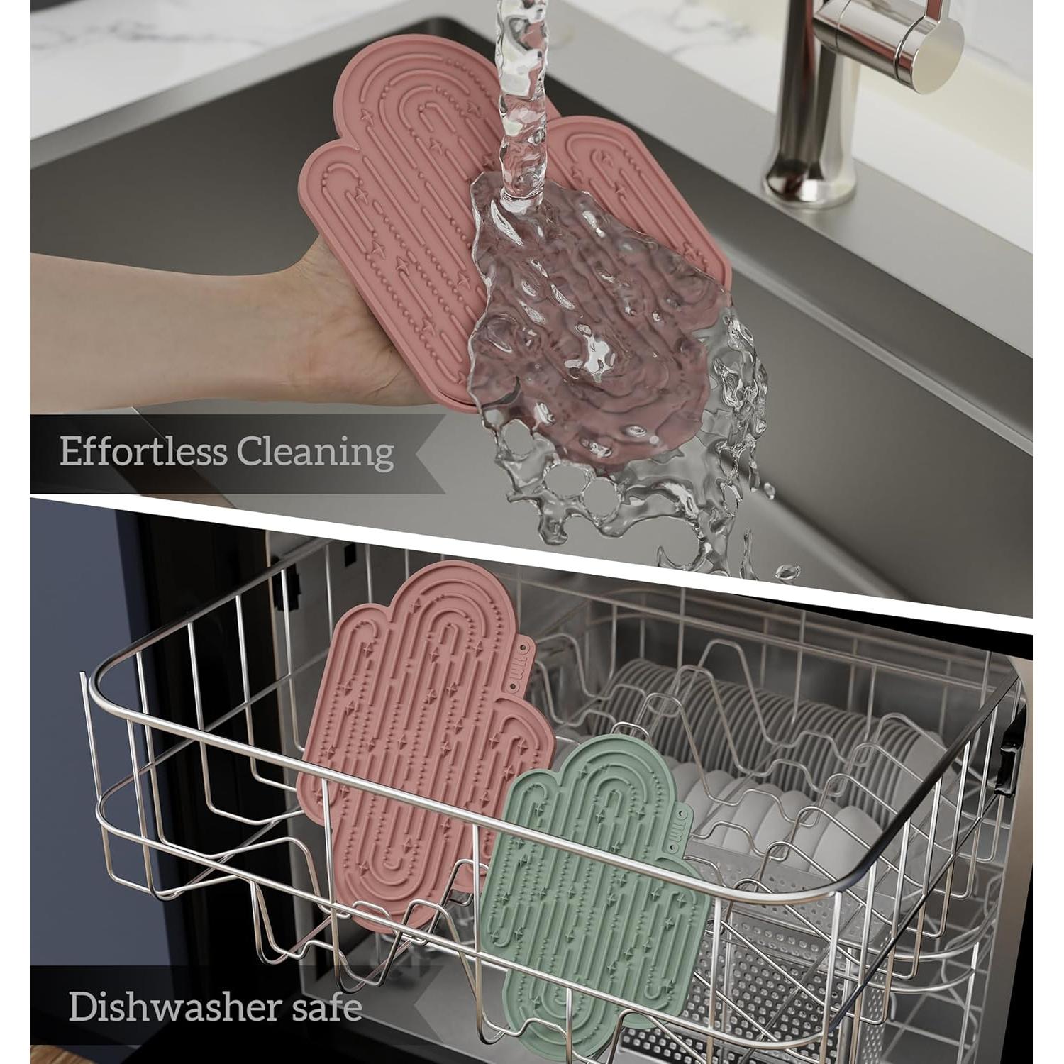 Mat de Lamer OHMO Grande para Perros y Gatos - Diseño Cactus