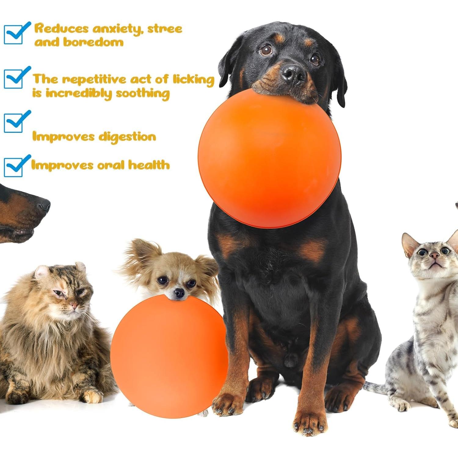 Tazones de Lamer para Perros Patelai - 2 Pcs Silicona 16.5cm