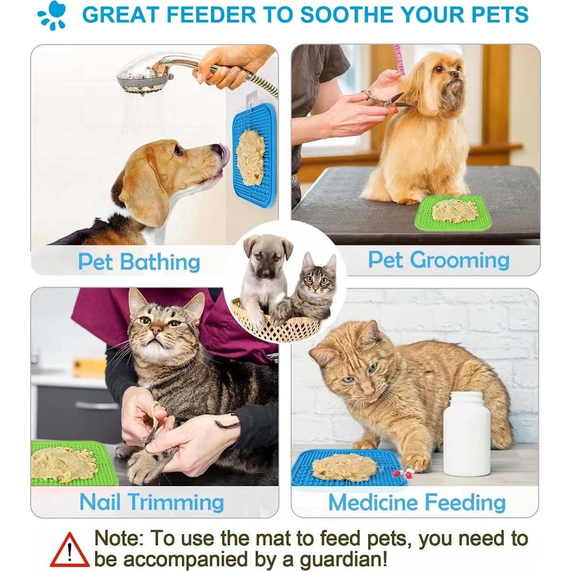 Alfombrilla de Lamer para Perros y Gatos Lesipee 23x23cm