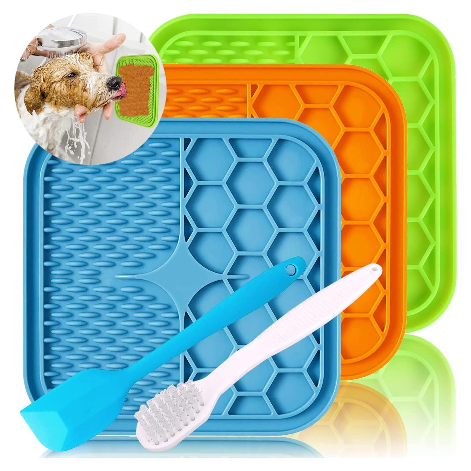 Alfombrilla de Lamer para Perros Kwispel 3 Pcs 15.24 cm