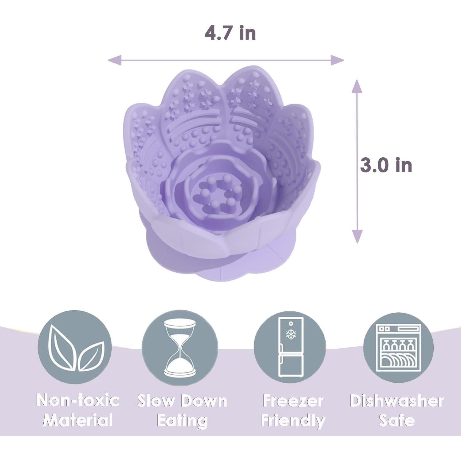 Tazón Lamer para Perros AVYDIIF 12x12cm Antideslizante