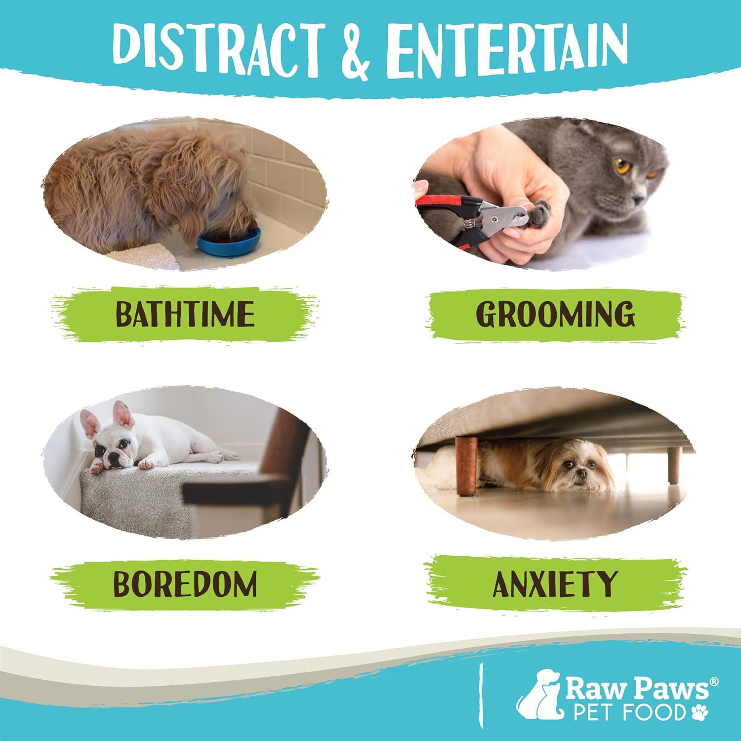 Alfombrilla de Lamer para Perros Raw Paws 15cm - Distracción y Alimentación Lenta