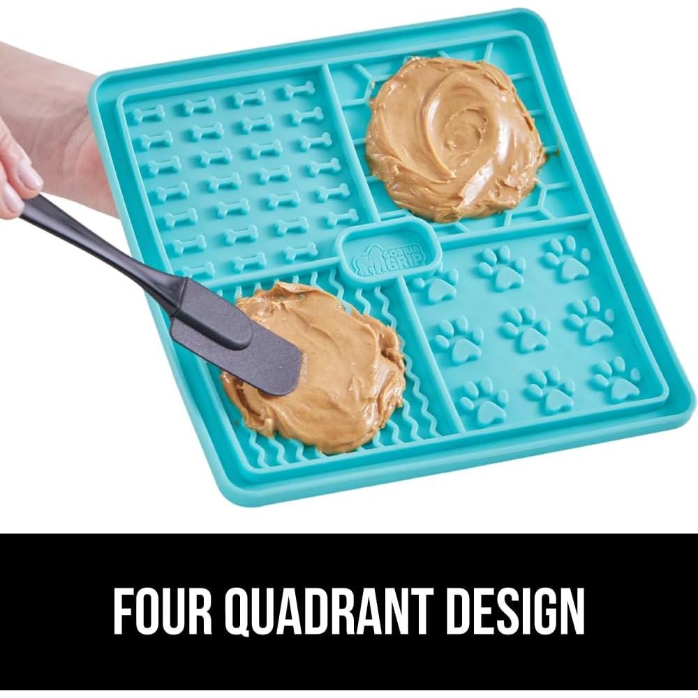 Mate de Lamido Gorilla Grip para Perros y Gatos - 2 Paquete, Silicona BPA Free