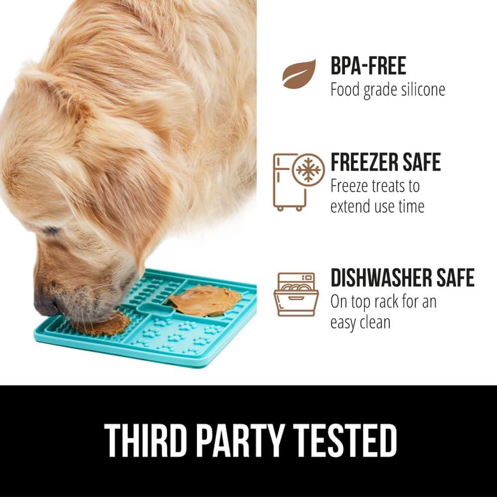 Mate de Lamido Gorilla Grip para Perros y Gatos - 2 Paquete, Silicona BPA Free