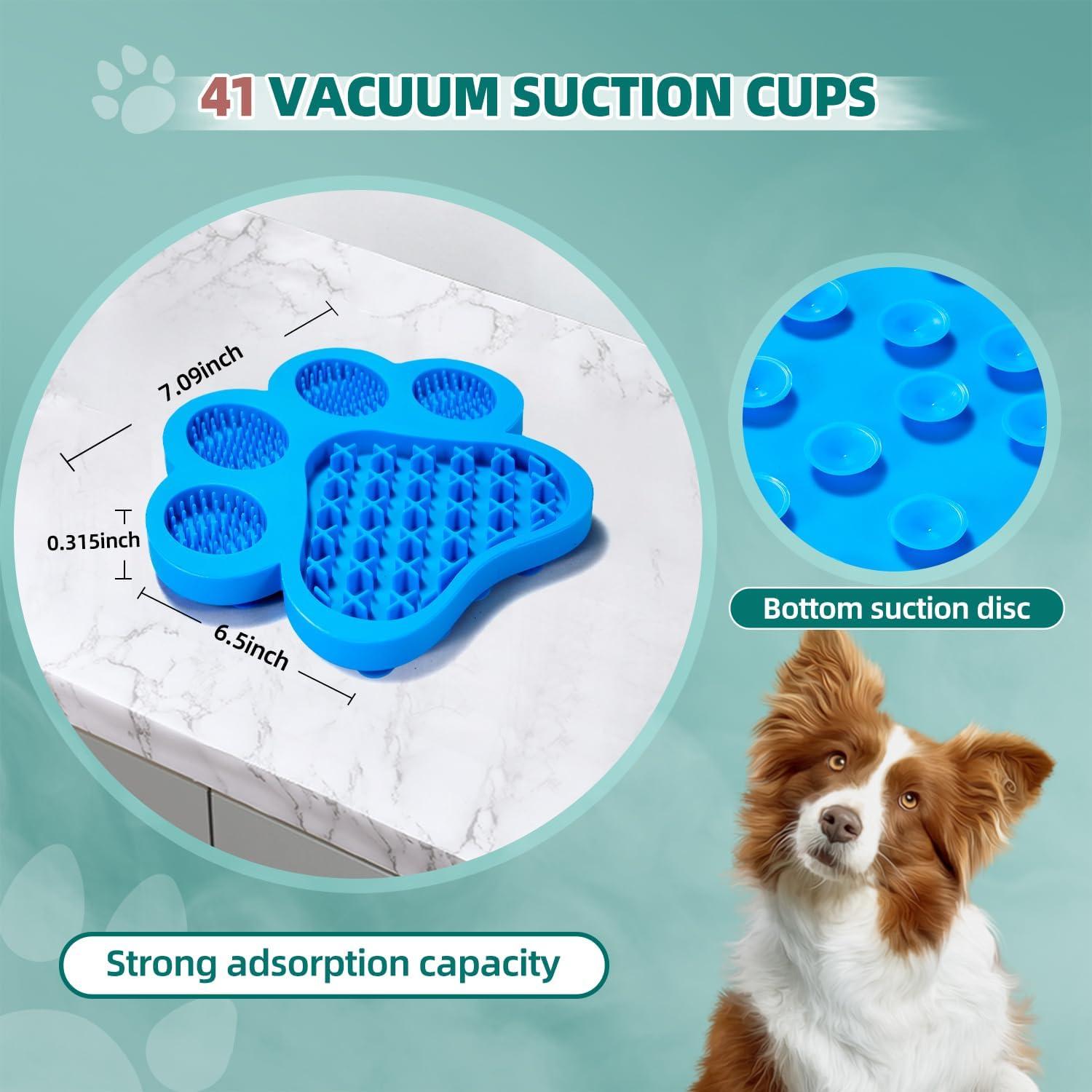 Alfombrilla de Lamido para Perros Pyrrion Antideslizante 17.78cm