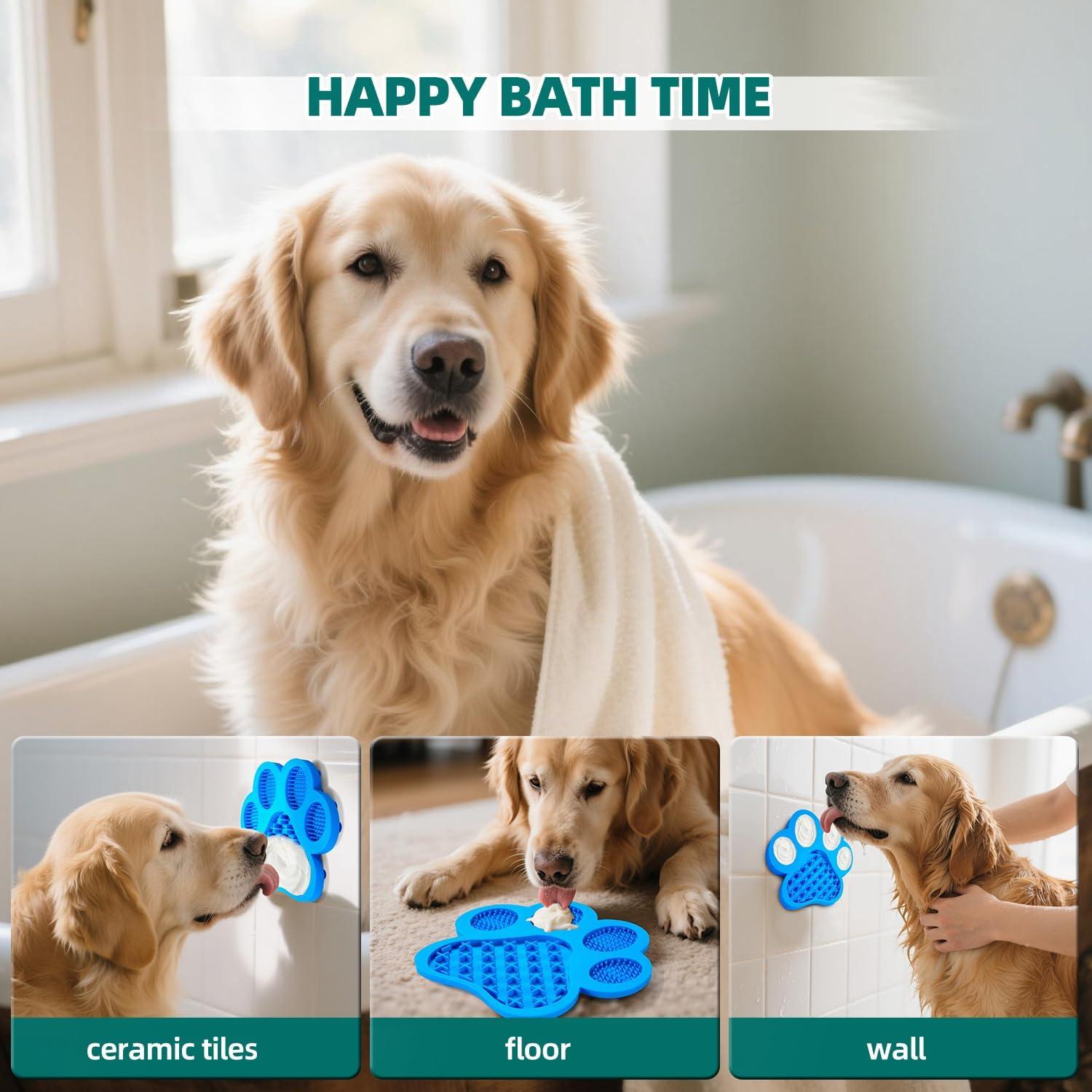 Alfombrilla de Lamido para Perros Pyrrion Antideslizante 17.78cm