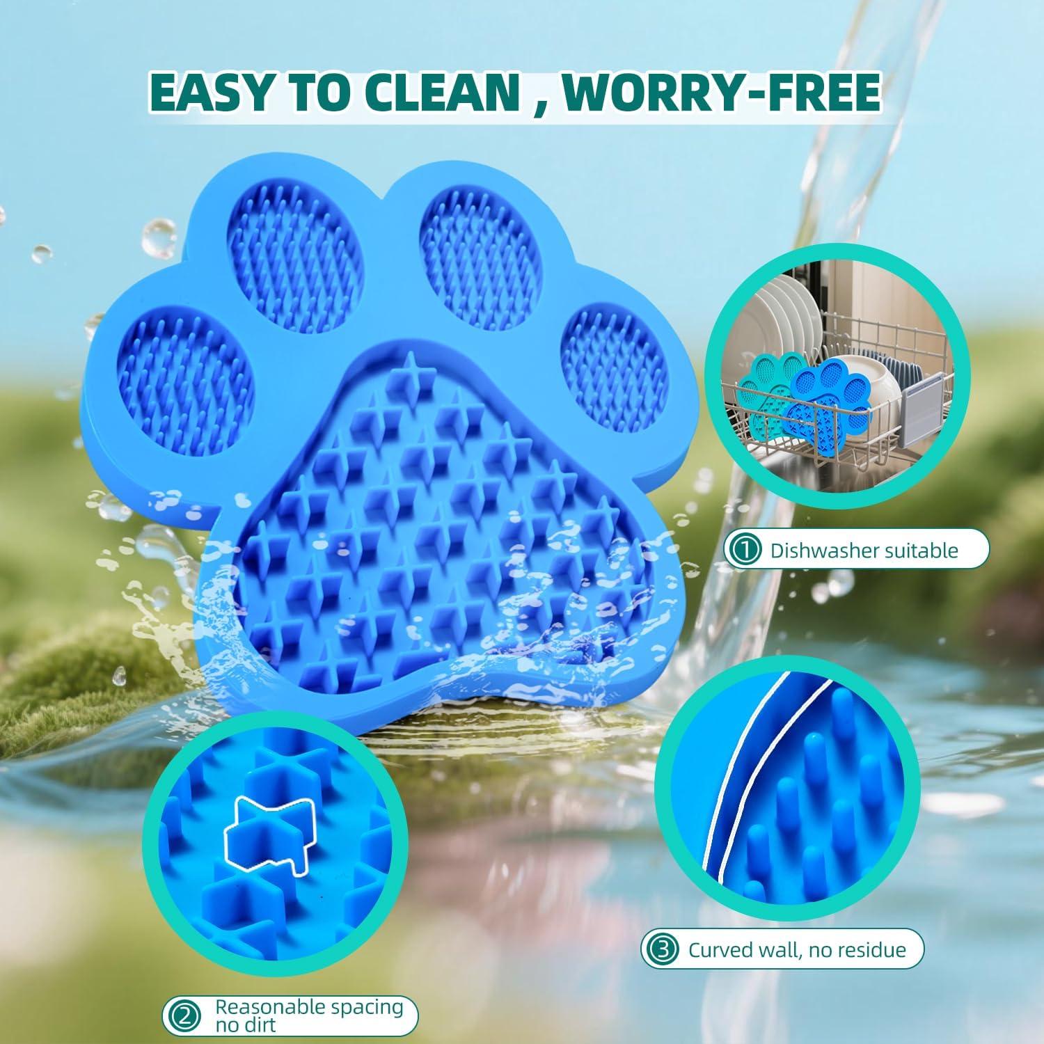 Alfombrilla de Lamido para Perros Pyrrion Antideslizante 17.78cm