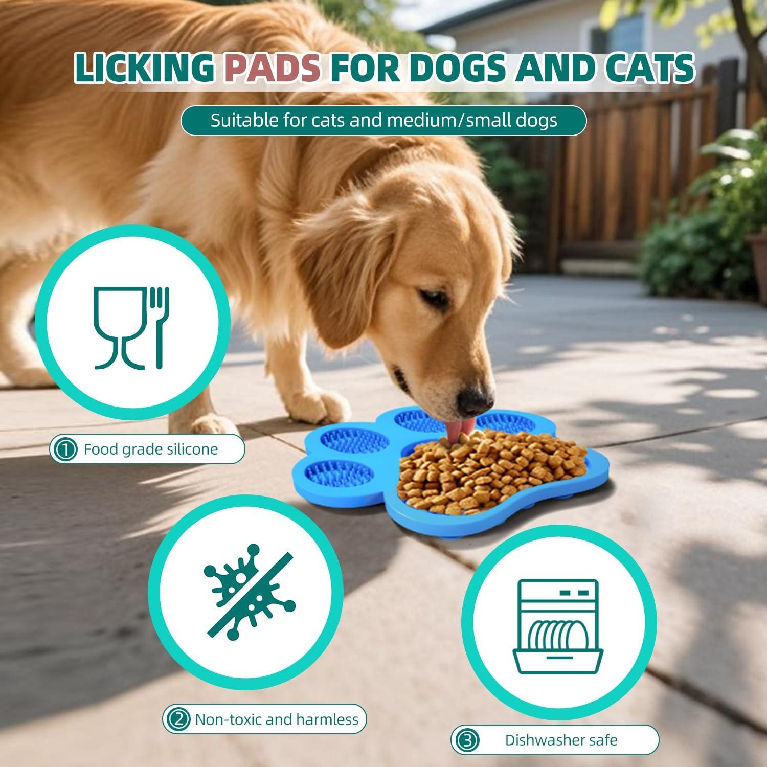 Alfombrilla de Lamido para Perros Pyrrion Antideslizante 17.78cm